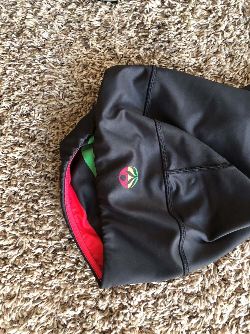 Kali Miami Fitwear One Love II Leggings Red Black Green Size S